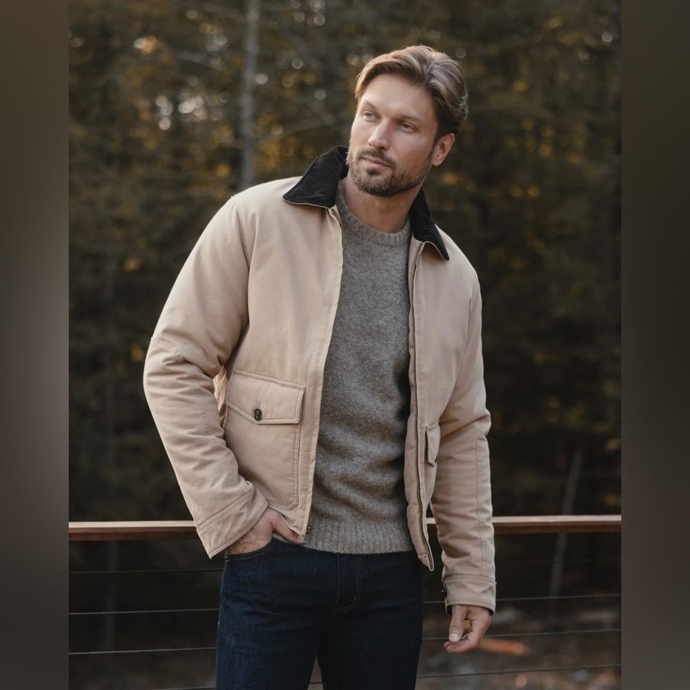 The Normal Brand Canvas Zip Front Jacket